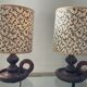 Pair of Scandinavian wooden lamps from the 60s