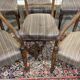 Série de 4 chaises + 2 fauteuils anglais en acajou fin XIXème