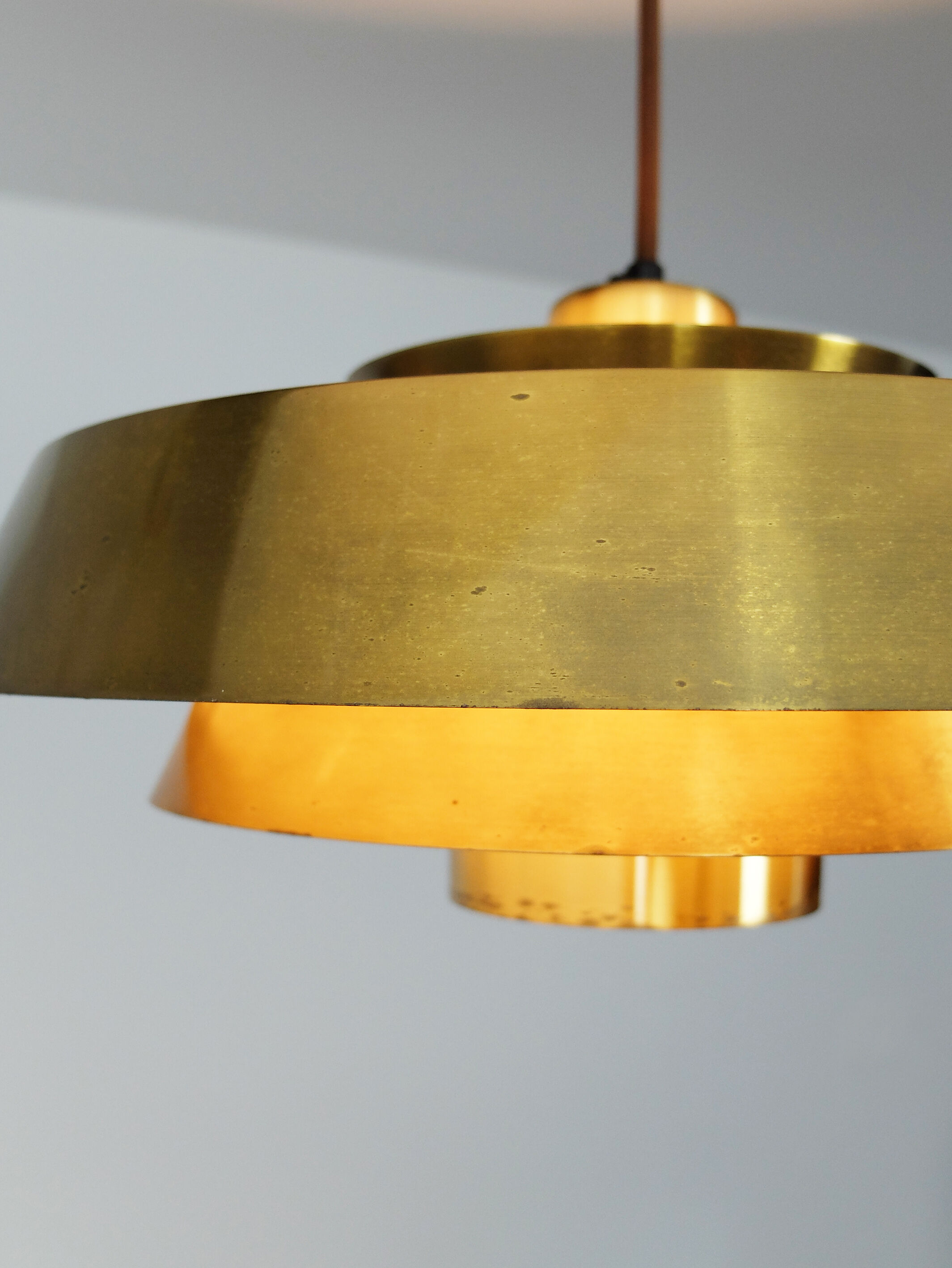 Hanging lamp Nova Brass Jo Hammerborg for Fog & Morup