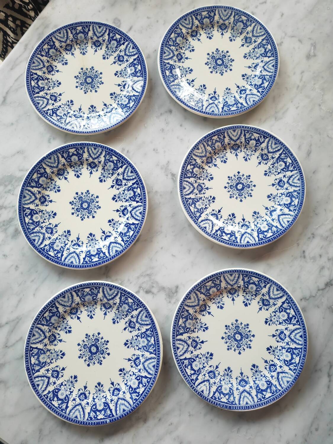 6 assiettes Gien