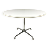 Round dining table by Charles & Ray Eames, Herman Miller, 1960s.