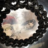 Wall frame portrait woman Empire style