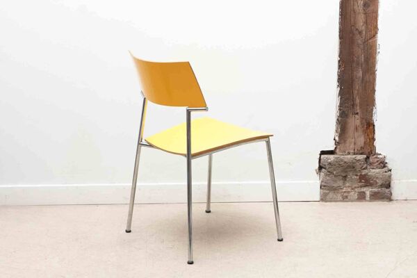 Chaise Gijs Van der Sluis jaune