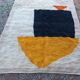 Traditional Berber rug in natural wool 3x2 m