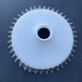 White opaline pendant light