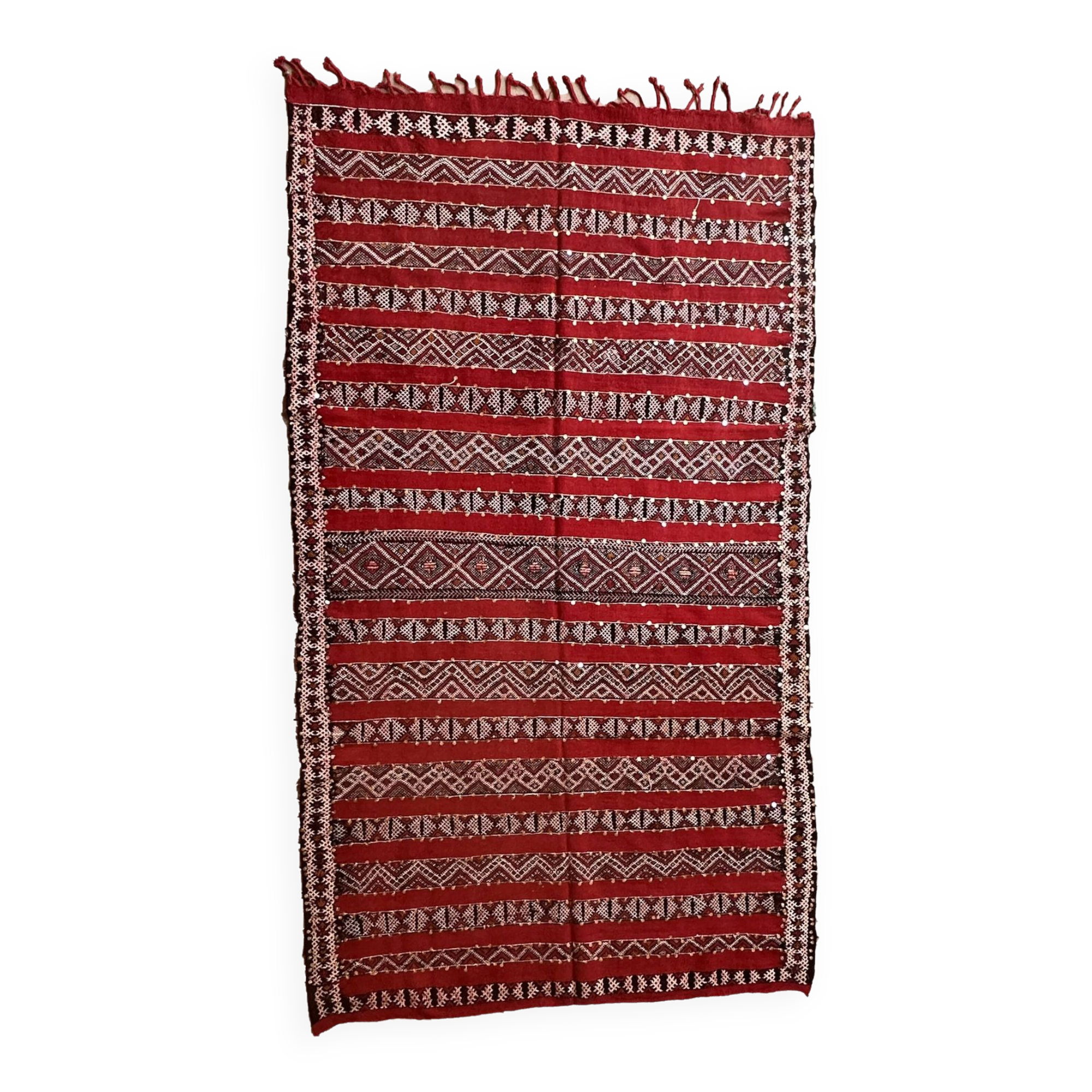 Moroccan Kilim Zemmour Rug - 302 x 173 cm