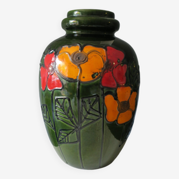 Large mid century ceramic floor vase, 1960