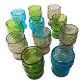 11 verres - vintage italien