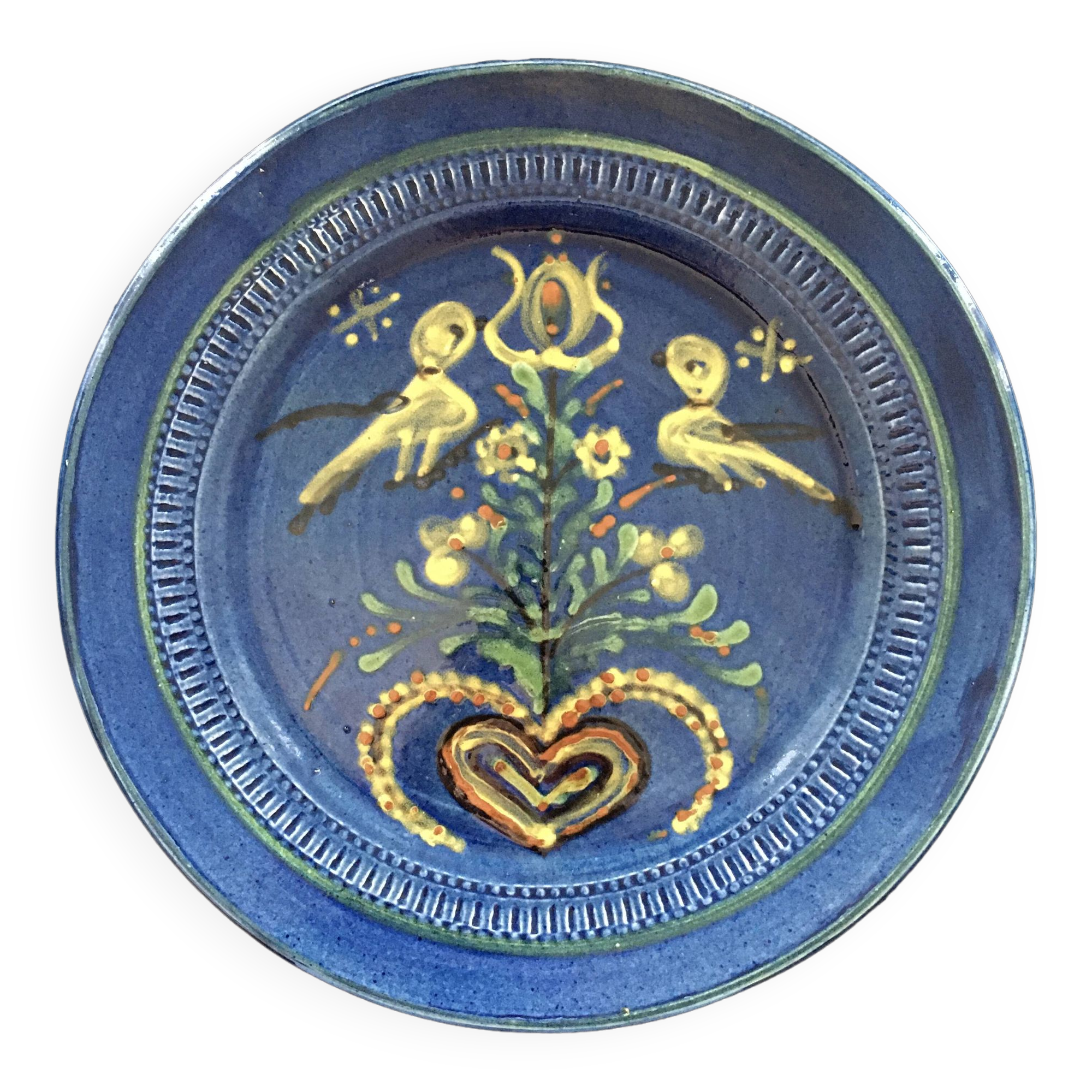 Large decorative dish from Savoie