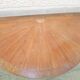Antique Wooden Half Moon Game Table Console