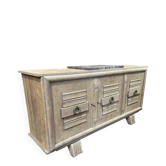 Art Deco buffet with 3 oak doors