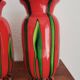 Bohemian vase pair "Bambus"