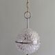 Spherical suspension in cut glass, Belgium 1960-1970