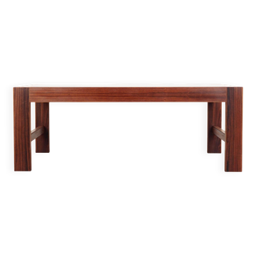 Table basse en palissandre, design danois, années 1970, production : Danemark