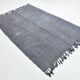 Shades of gray & silver vintage kilim rug