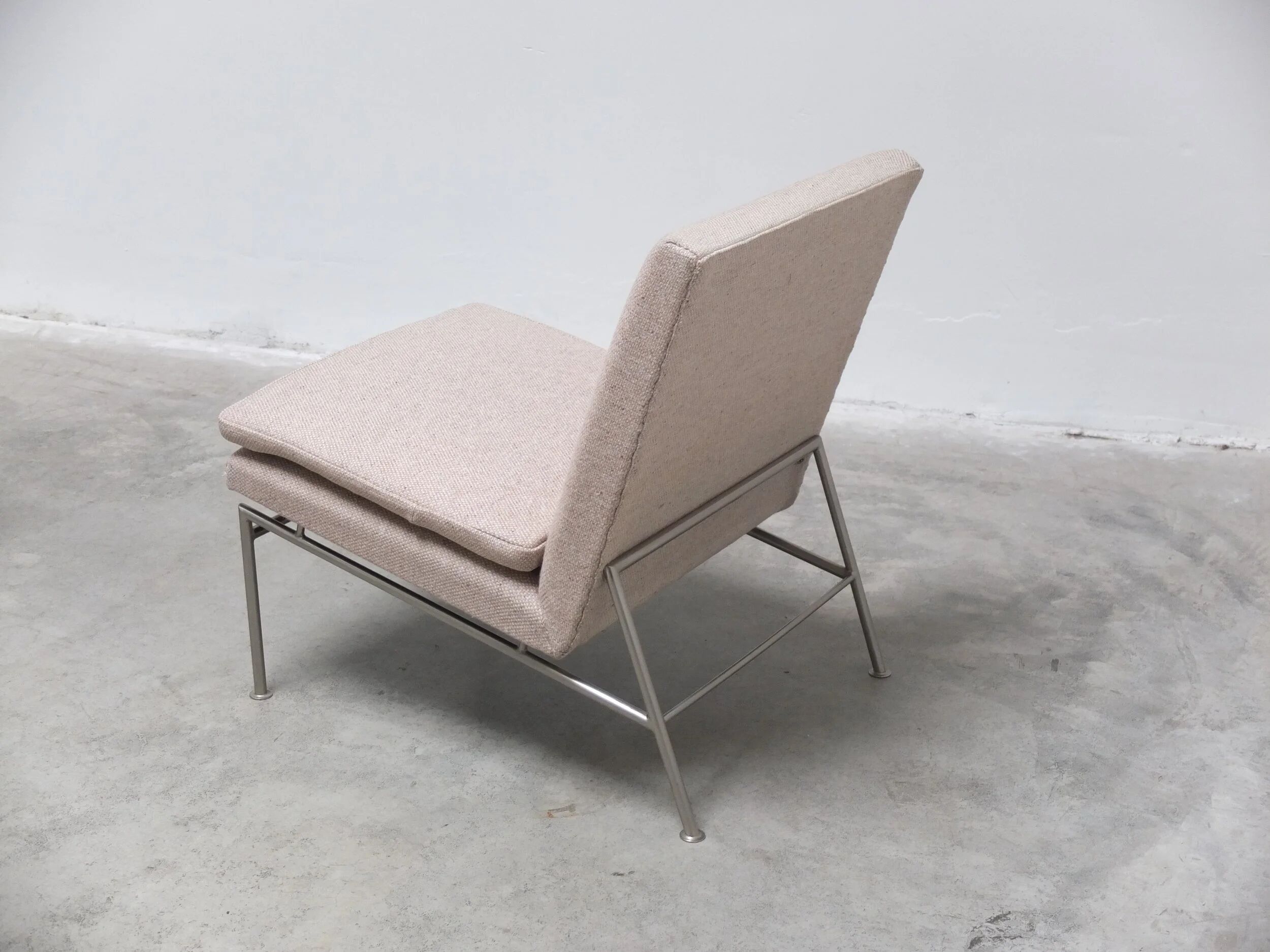 Rare 'Square Line' easy chairs by Kho Liang Ie for Artifort, 1958