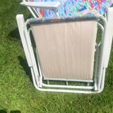 Flowery garden armchair