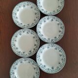 6 St Amand "Jane" iron clay soup plates