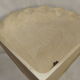 Paire d'appliques d'angle en stuc coquille saint -jacques vintage annees 1960 -1970 parfait etat