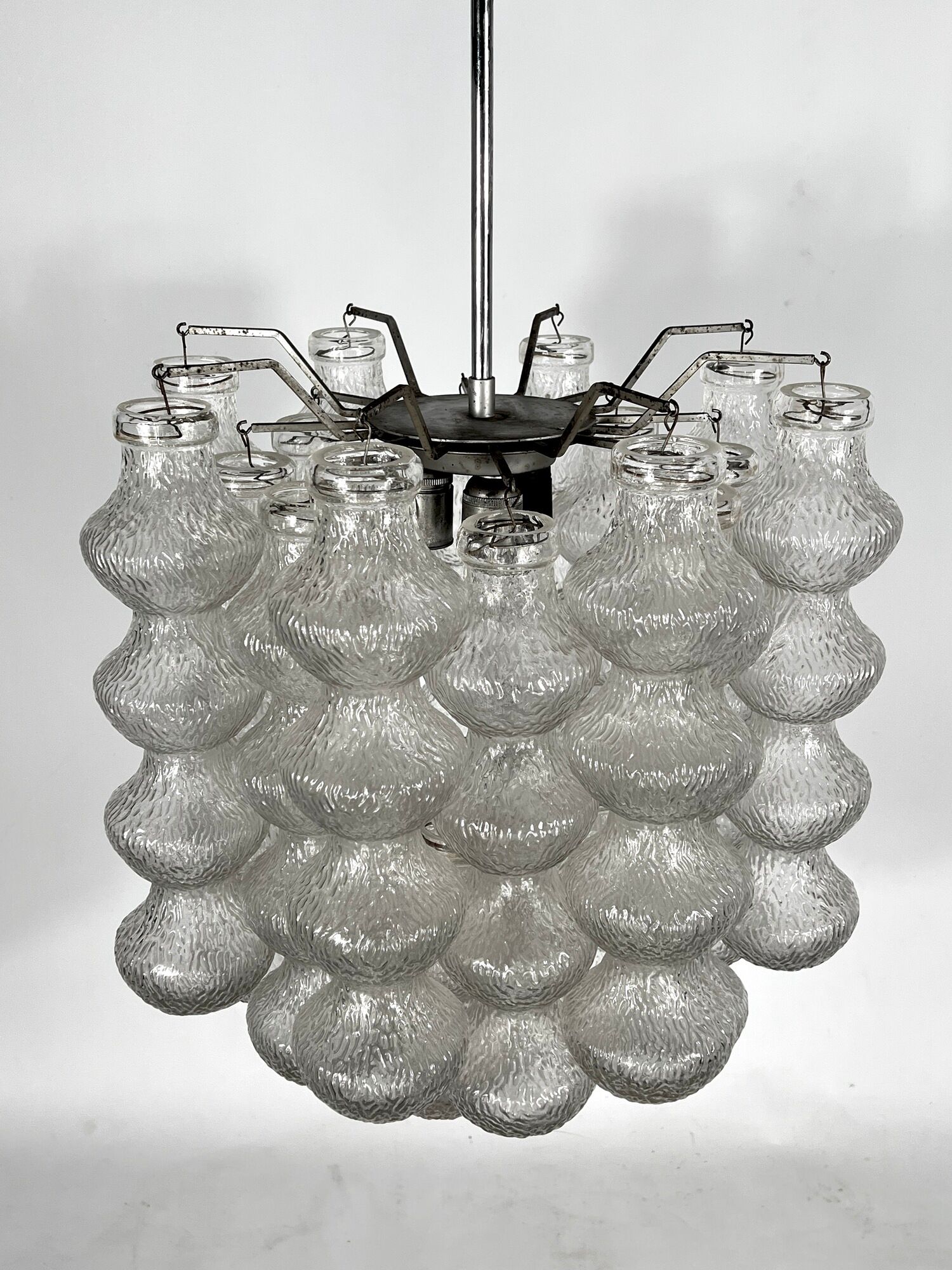 Mid-Century Murano Bubble Glass chandelier from 60s