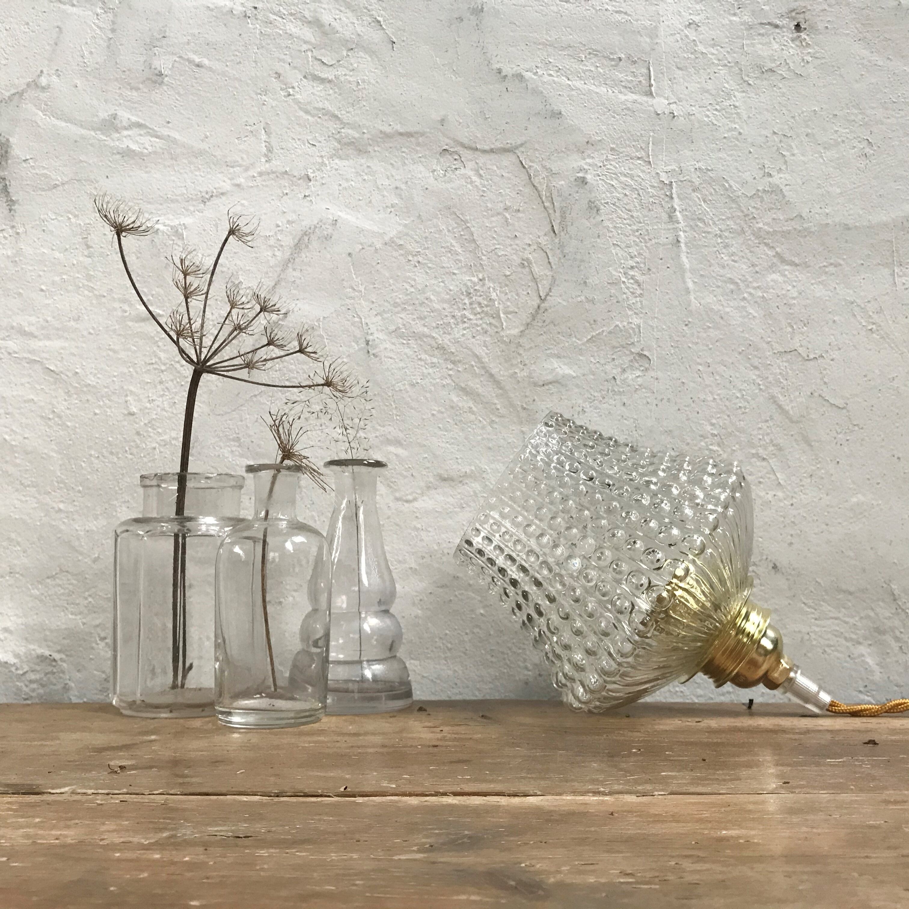 Baladeuse en verre vintage