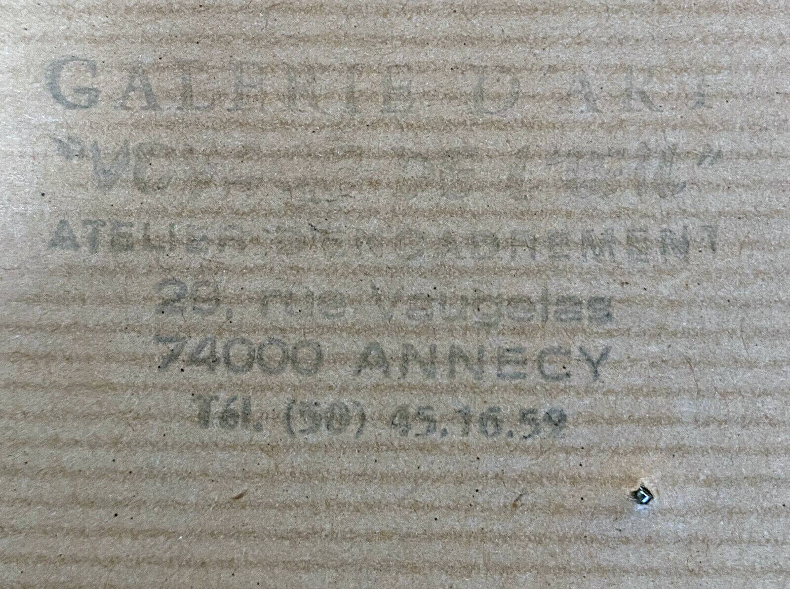 Painting drawing "Nymphs bathing" Frédéric VILLOT (1809-1875) friend Delacroix