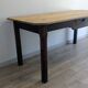 Antique farmhouse table in patinated solid wood - 178 cm