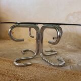 Glass coffee table