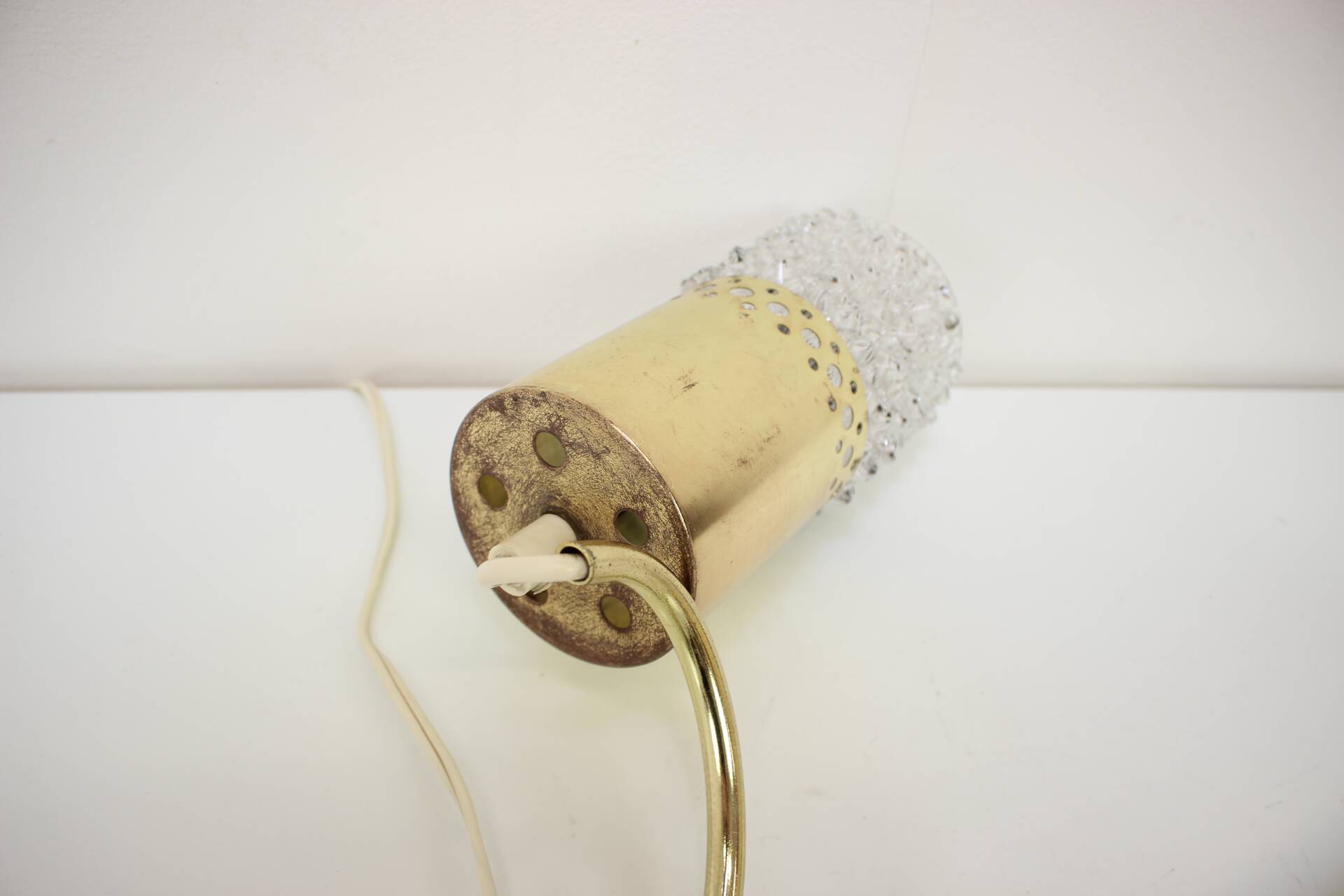 Midcentury Brass Wall Lamp, Germany, 1970s