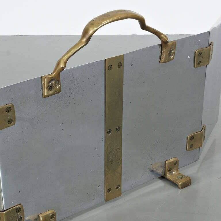 1990s Three panel fireplace screen by David Marshall, Spain