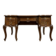 Curved provencal louis xv style desk in carved walnut circa 1880