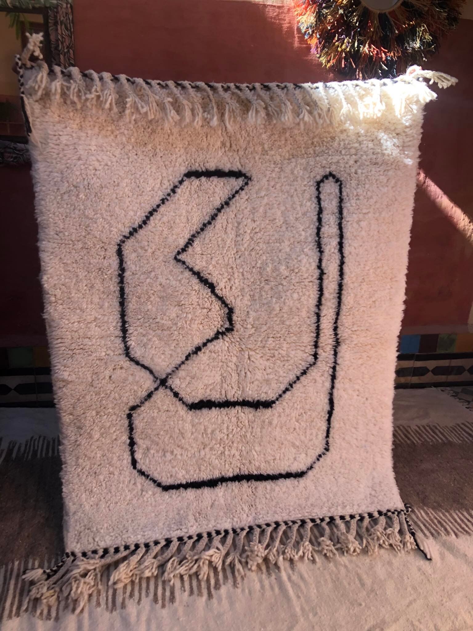 Wool carpet B.O5 145x115cm