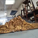 Ornate antique french mirror c1860