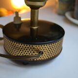 Perforated metal lamp TV atmosphere 50s