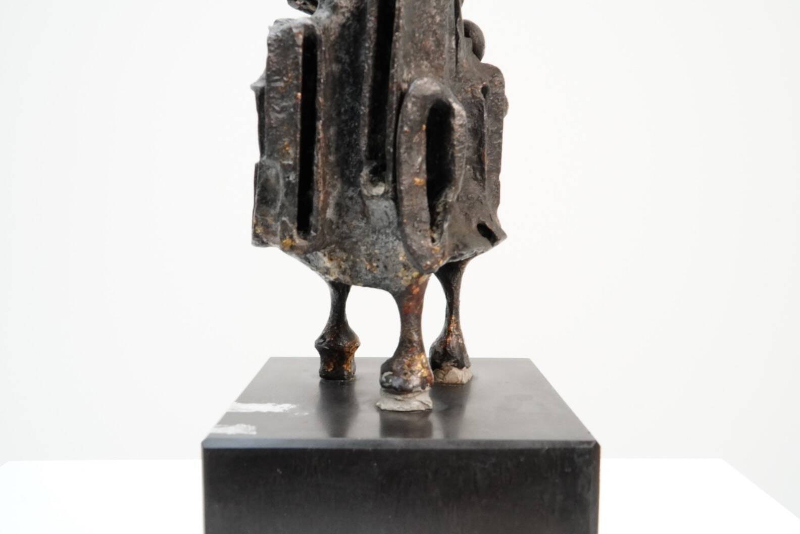 Roger Bonduel, Rare Abstract Bronze Sculpture