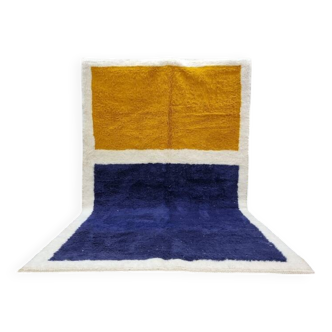 Tapis azilal en laine fait main traditionnelle 250cmx150cm