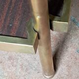 Formica and brass coffee table