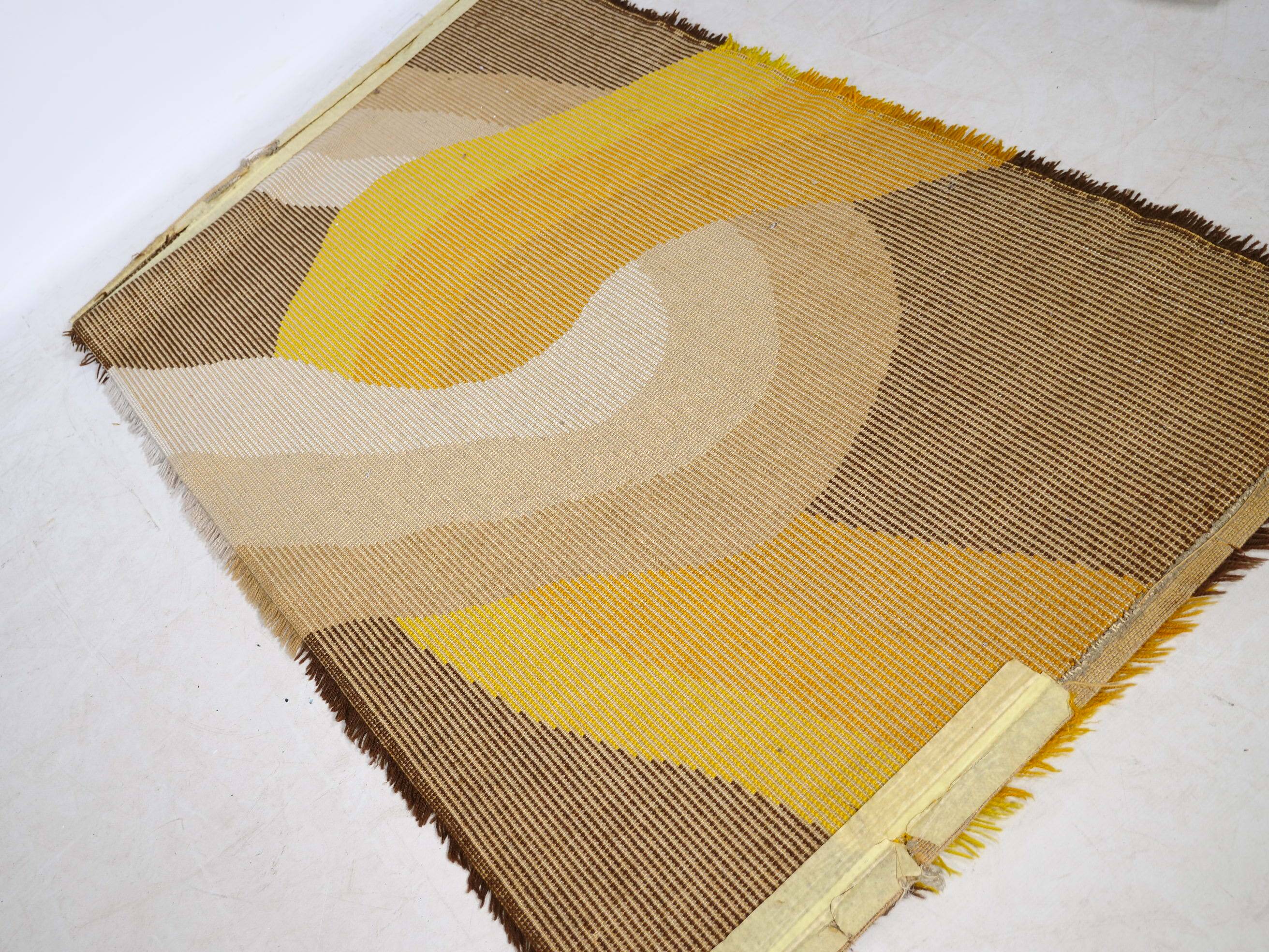 Mid-Century Vintage Space Age Wool Rug by Desso, 1970s