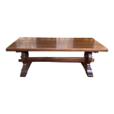 Monastery coffee table in solid mahogany