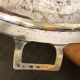 Silver metal tray