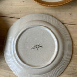 Selency stoneware plates x Monoprix Croisé Laroche