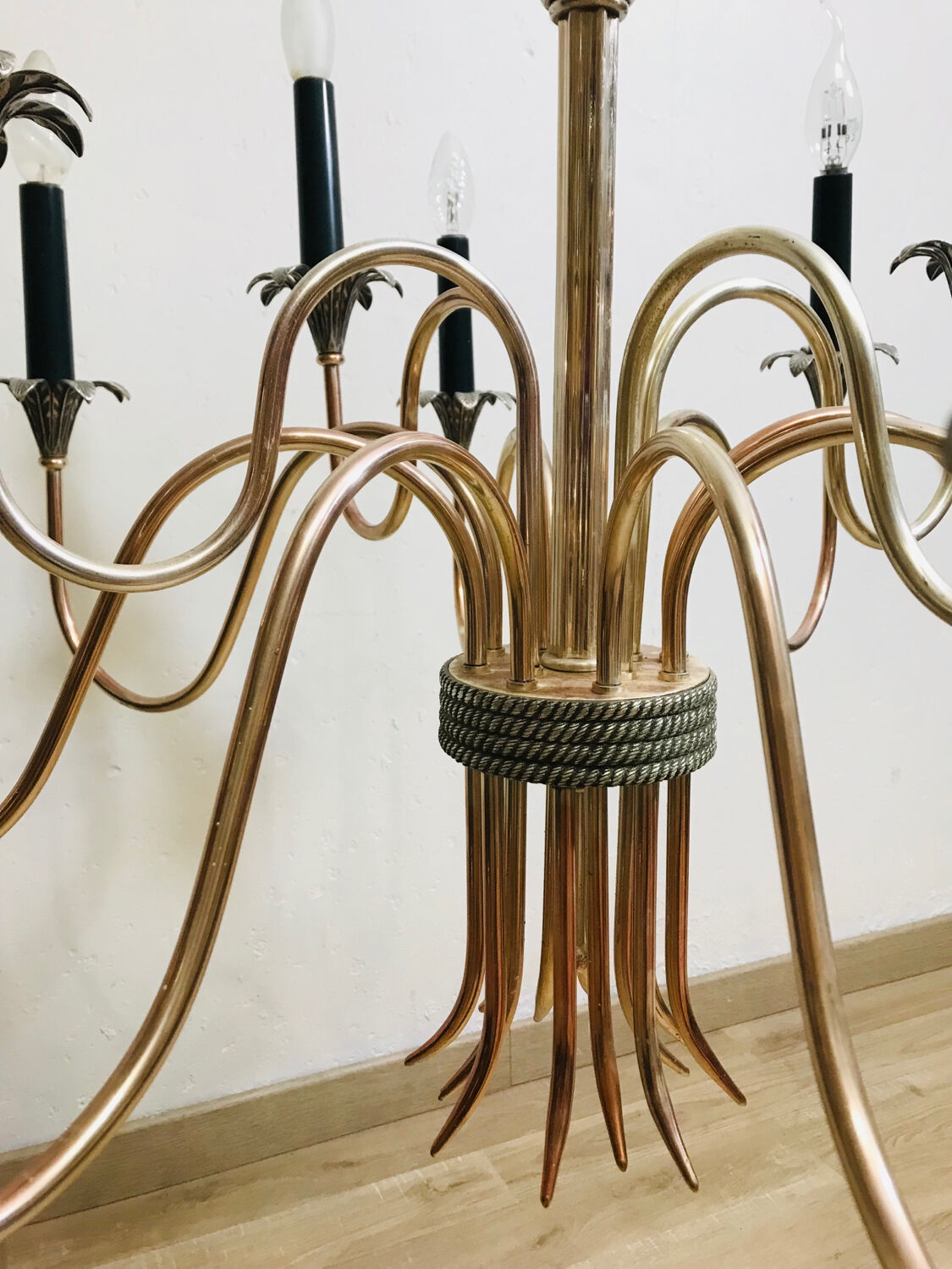 60s palm tree chandelier