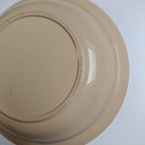 Grand plat creux Badonviller art déco