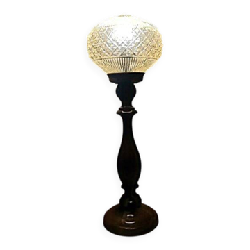 Lampe de table en bois haute portugaise