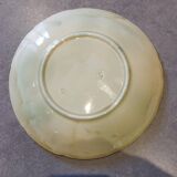 Set of 12 antique earthenware plates in slip with grapes and vines