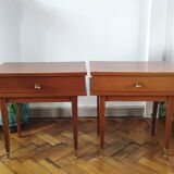 Vintage bedside table pair (1960s)
