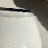 Pair of wall lights/White opal glass & Metal/Design Artémide/G Gismondi