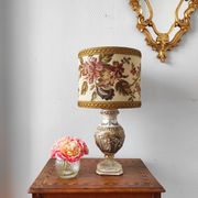 Italian Capodimonte porcelain lamp