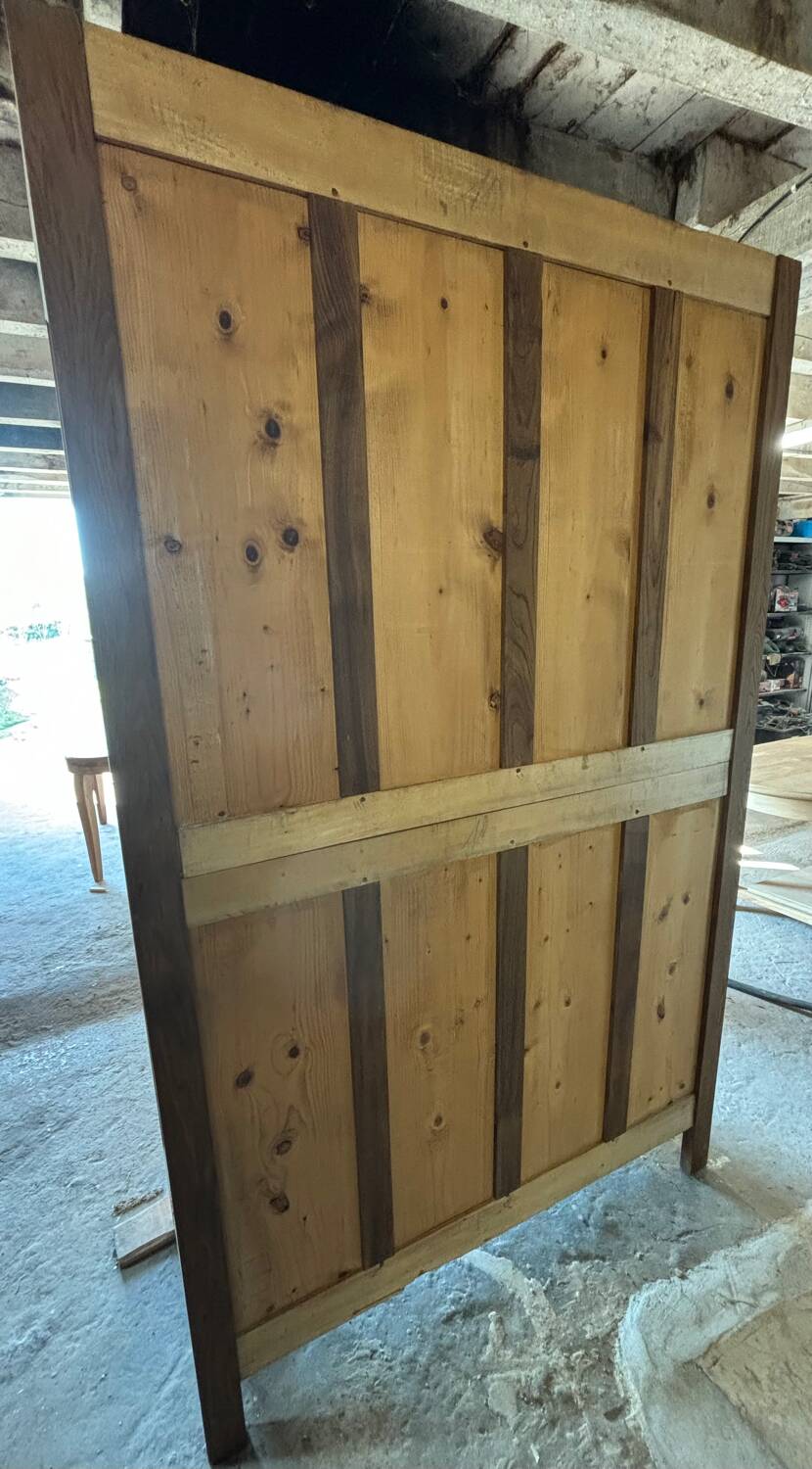 Armoire parisienne art déco bois naturel