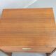 A pair of Scandinavian minimalist teak nightstand tables , 1960s